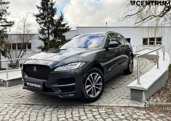 jaguar mazowieckie Jaguar F-Pace cena 114900 przebieg: 143738, rok produkcji 2018 z Marki